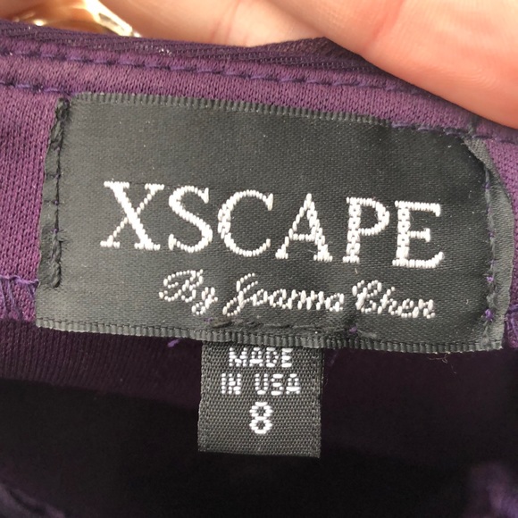 Deep Purple Bridesmaid Dress - Picture 4 of 7